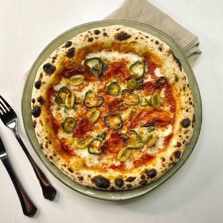 Pizza Diavola Napoletana with Spicy Salami
