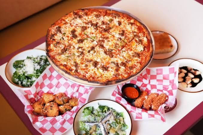 Nonno Tony's Sunday Ragu Meatball Pizza